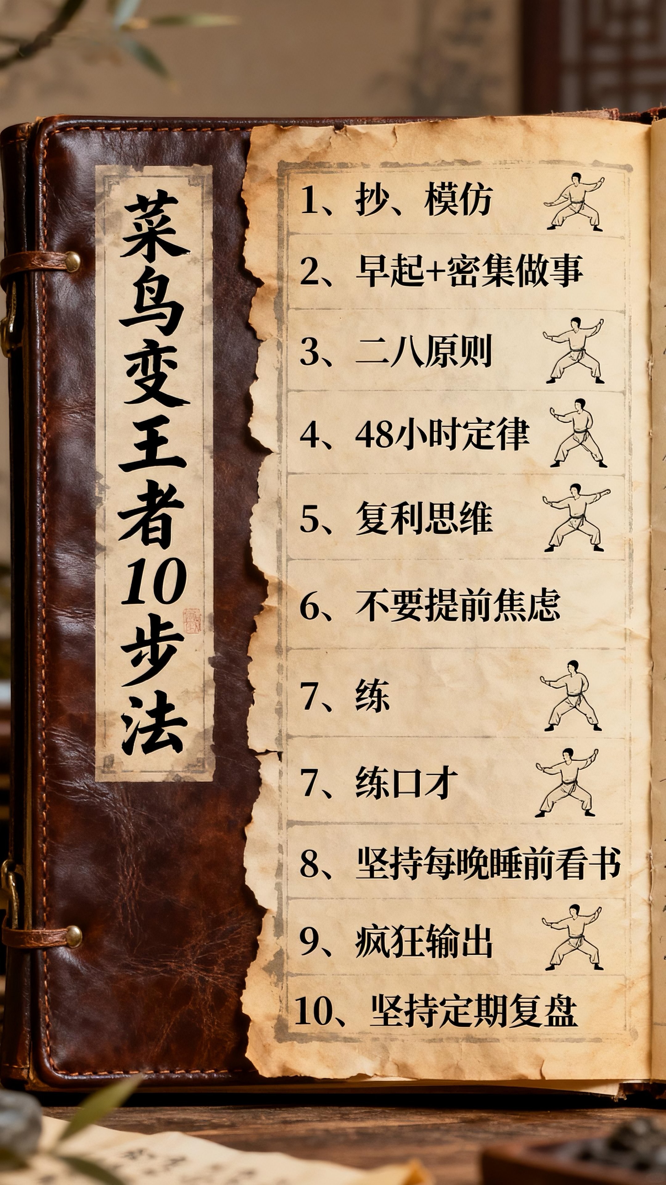 提升自己最快的10种方式！