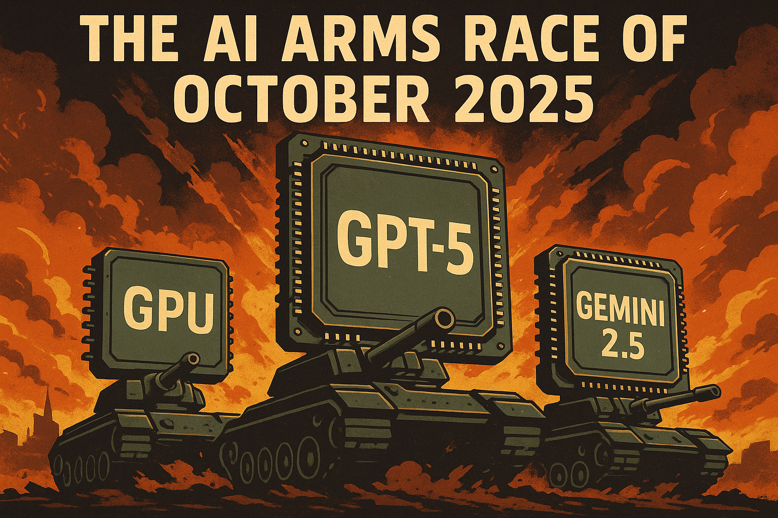 🚀 The AI Arms Race of October 2025: GPT-5, Gemini 2.5, and the GPU Showdown Heating Up!