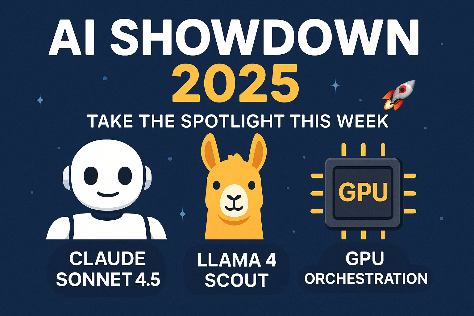 AI Showdown 2025: Claude Sonnet 4.5, Llama 4 Scout, and GPU Orchestration Take the Spotlight This Week 🚀